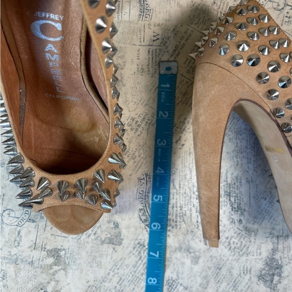 Jeffrey Campbell Handmade Ibiza Last Spiked Studded High Heels - Picture 12 of 12
